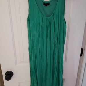 Emerald green dress